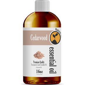 16oz Cedarwood Essential Oil - Therapeutic Grade Essential Oil for Diffuser, Soap Making, Candles - Cedarwood Oil - Essential Oil Candle Making - Cedar Oil - Aromatherapy Oil