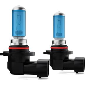 Light Bulbs Fit For Chrysler 300 2005-2009, 9005 9006 High Low Beam High Performance Halogen Headlight Bulb Combo, 6000K White Light, Pack of 4