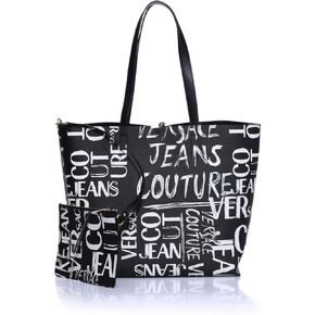 حقيبة حمل مطبوعة بشعار فيرساتشي جينز in Kuwait