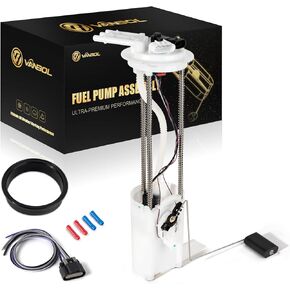 Electric Fuel Pump Module Assembly Compatible with 1999-2004 Chevy Silverado 1500 2500 3500 GMC Sierra Pickup HD V6 V8 4.3L 4.8L 5.3L 6.0L 8.1L Replace E3500M VANBOL0049 with Pressure Sensor