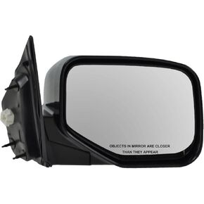 TRQ Right Mirror without Heat with Smooth Cover Passenger Side Compatible with 2006-2014 Honda Ridgeline HO1321229