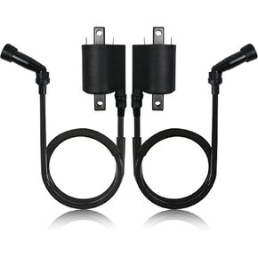 2PCS Ignition Coils For Yamaha V Star 1100 XVS1100 XVS1100A XVS1100AW XVS1100AT 1999-2009 5EL-82310-00-00 5EL-82320-00-00