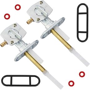 Fuel Gas Tank Petcock Valve Switch Compatible with Polaris Sportsman 300 400 450 700 Predator 500 Magnum 425 Trail Blazer 250 Big Boss 300 400L Sport Scrambler Outlaw 525 XR50 CRF50 Pack of 2