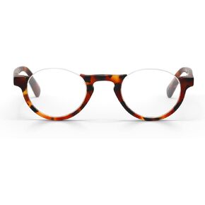 eyebobs - Vice Chair | Premium Reading Glasses for Men and Women | Half Rim Frame for Narrow Faces | Available in 0.0x - 4.0x