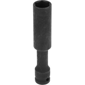 Motoforti Universal Impact Socket Hardware Tool 128mm Durable Alloy Steel Black 1 Pcs 6 Point 19mm for Car Motorcycle Dirtbike Repair 1/2 Inch Drive