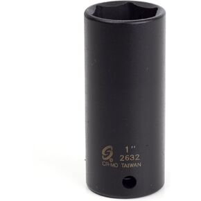 Sunex 2632 1/2-Inch Drive 1-Inch Extra Thin Wall Deep Impact Socket
