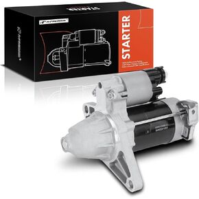 A-Premium Starter Motor Compatible with Honda Civic 2001 2002 2003 2004 2005 1.7L, 12V 1.0KW 9-Teeth Clockwise, Replace# 31200-PMS-003, 31200-PMS-013