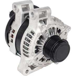 25815839 Alternator 12V 180A Fit for 2008-2017 Buick Enclave, 2009-2017 Chevy Traverse, 2007-2016 GMC Acadia, 2017 Acadia Limited, 2007-2010 Saturn Outlook,CW 6-Groove Clutch Pulley