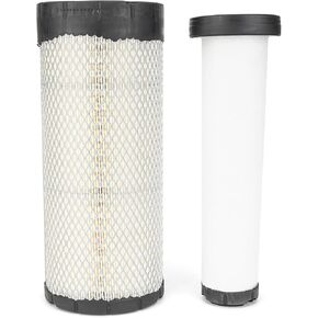 Air Filter Kit AT338105 AT336803 Compatible With John Deere Skid Steer Loader 312GR 314G 315 316GR 317G 318E 318G 319E 320E 320G 324E 324G 325G