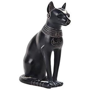 PTC 8 Inch Black Bastet Feline Mythological Egyptian Statue Figurine