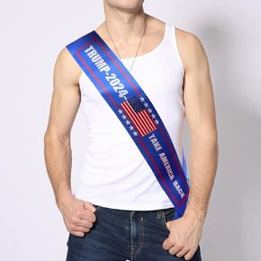 Donald Trump for President 2024 Take America Back Sash