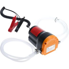 Amarine Made 12V 80W Oil Change Pump Extractor, Oil/Diesel Fluid Pump Extractor Scavenge Oil Change Pump Transfer Suction Transfer Pump with Tubes Truck Rv Boat ATV