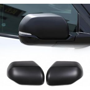 Door Rear View Mirror Cover Cap Compatible with Toyota Tundra 2022 2023 2024, ABS Full Mirror Covers, Side Mirror Covers Cap Overlay (Matt black)