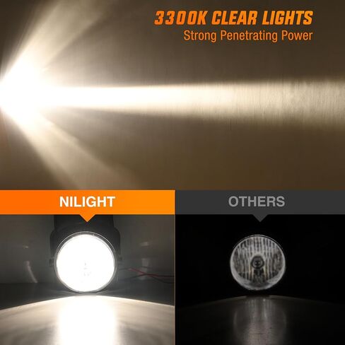 Nilight Fog Light Assembly Compatible with 2015 2016 2017 2018 2019 2020 Chevy Colorado Driving Bumper Fog Lamps with 12V 24W 5202 Bulbs Clear Lens Black& Chrome Bezel in Saudi Arabia