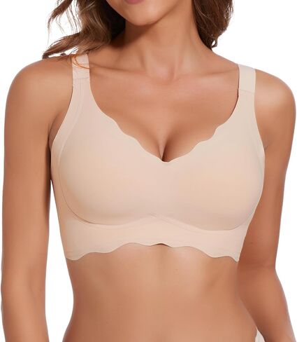JOYSHAPER Seamless Bra Without Underwire Padded Bras for Women Bralettes with Support Bras Smoothing Bras in Kuwait
