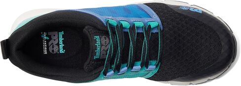 Timberland PRO® Radius Composite Safety Toe Sneakers for Women – Anti-Fatigue Technology – HoverSpring Foam Black/Aqua 8.5 C - Medium in Saudi Arabia
