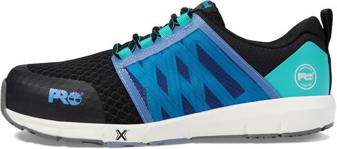 Timberland PRO® Radius Composite Safety Toe Sneakers for Women – Anti-Fatigue Technology – HoverSpring Foam Black/Aqua 8.5 C - Medium in Saudi Arabia
