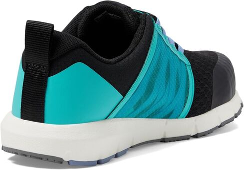 Timberland PRO® Radius Composite Safety Toe Sneakers for Women – Anti-Fatigue Technology – HoverSpring Foam Black/Aqua 8.5 C - Medium in Saudi Arabia