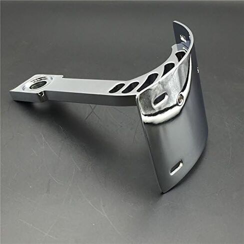 SMT- Chrome Curved Mount License Plate Tag Holder Bracket Compatible With Warrior V-Max [B01DJJ9OY6] in Kuwait