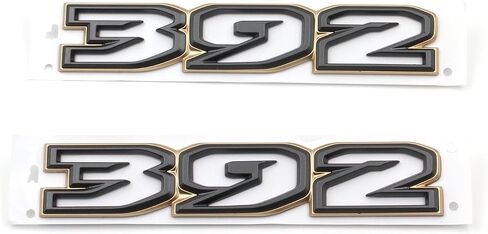 2pcs New 392 Bronze Black Hood Emblems Custom Paint Compatible with 2021-2024 Wrangler (Bronze Black) in Saudi Arabia