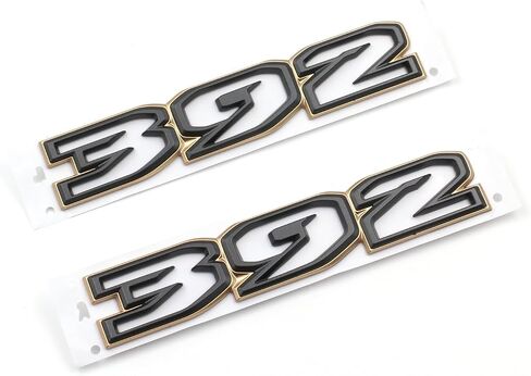 2pcs New 392 Bronze Black Hood Emblems Custom Paint Compatible with 2021-2024 Wrangler (Bronze Black) in Saudi Arabia
