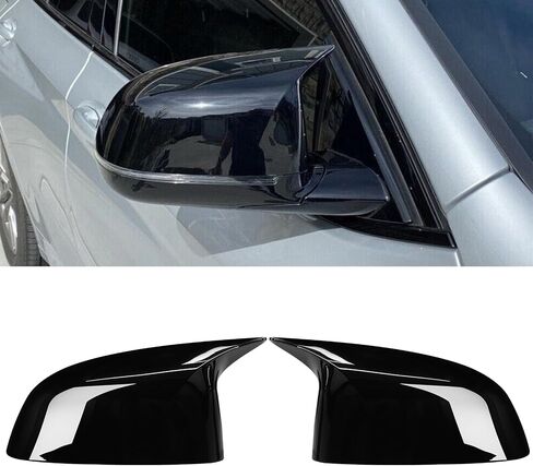 TTCR-II Compatible with 2019-2024 BMW X5 Side Rearview Mirror Covers G05, for 2018-2024 BMW X3 Side Mirror Cover Replacement G01, for X4 G02 X6 G06 X7 G07 Left Right Side Mirror Caps 2 PCs (Black) in Saudi Arabia