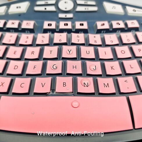 Keyboard Cover for Logitech MK570 MK550 K350 Wireless Keyboard, Keyboard Skins for Logitech MK570 MK550 K350 Keyboard Silicone Cover, Transparent, Waterproof, Dustproof, Easy to Clean in Kuwait