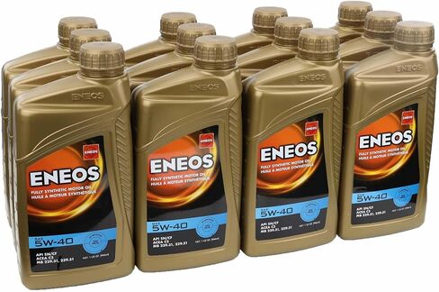زيت محرك ENEOS 5W-40 اصطناعي بالكامل (1 لتر، عبوة واحدة) (5 لتر، عبوة واحدة) in Saudi Arabia