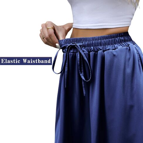 Maxi Skirts for Women with Pockets Long Midi Length Casual Skirt for Beach Party Holiday Blue Floral in Saudi Arabia