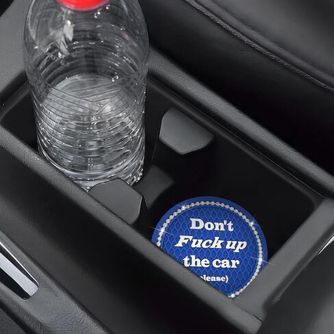 4 قطع من قواعد أكواب السيارة اللامعة من ماندارك، 2.75 بوصة من حجر الراين الكريستالي حامل أكواب السيارة، حصيرة مشروبات داخلية للسيارات غير قابلة للانزلاق للنساء والفتيات، عالمية لسيارات الدفع الرباعي والشاحنات وRV (أسود) in Kuwait