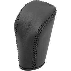 Car Gear Shifting Knob Cover Automatic Transmission Lever Trim for Hyundai Sonata 2009 PU Leather Black
