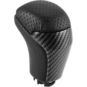 Car Automatic Gear Stick Shift Knob Gear Shift Knob Stick Shifter for Toyota Tacoma 2016-2021 Highlander 2014-2019 Black Carbon Fiber Pattern