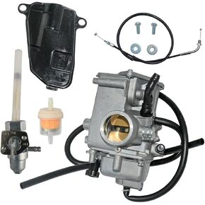 Carburetor Assy For Honda Big Red 250 ATC250ES 1985-1987 with Petcock Fuel Tank Shut Off Valve