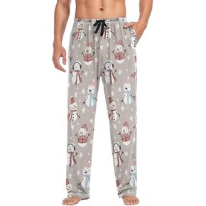 Mens Pajama Pants Pajama Bottoms for Men Pj Pant Sleepwear with Pockets