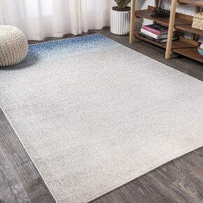 JONATHAN Y CTP111A-28 Shore Modern Gradient Indoor Area-Rug Bohemian Easy-Cleaning High Traffic Bedroom Kitchen Living Room Non Shedding, 2 X 8, Grey