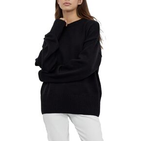 Women's Cute Crewneck Extra Soft Sweater Pullover Tops Sweaters