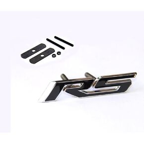 Yoaoo 1x OEM Grille Rs R S Emblem Badge 3D Logo Metal Compatible with Zl1 1LE Series Red