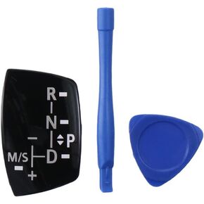 BYOBYO Car Gear Shift Knob Panel for BMW 1 2 3 4 5 7 Series X3 X4 X5 X6 F Chassis Black Gear Shift Knob Panel Sticker Cover Long Type Panel Decorations Stickers