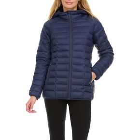 Spyder Packable Puffer Jacket Womens with Hood, Lightweight Full Zip Winter Quilted Womens Puffer Coat
