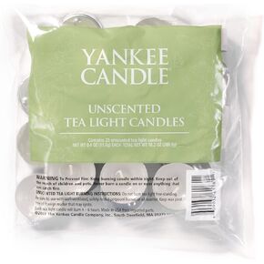Yankee Candle 609032611811 tealight (Bag of 25) unscented, one Size, …