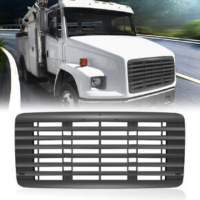 Front Chrome Grille Without Bug Screen A17-12935-000 Compatible With 1991-2004 Freightliner FL 60 70 80 106 112