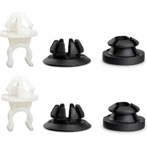 Hood Support Prop Rod Holder Clip, Car Fender Hood Prop Rod Holders for Honda Accord Odyssey Prelude Acura RDX TSX 91503-SS0-003,6PCS