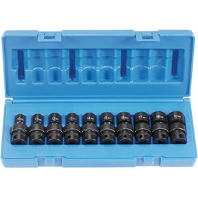 Grey Pneumatic (1210UM) 3/8" Drive 10-Piece Universal Metric Socket Set