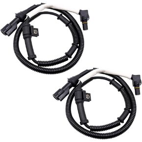 HiSport 2PCS ABS Wheel Speed Sensor - Front Right&Left Location, Compatible with Ford Expedition F-150 F-250 F-350 Lincoln Navigator, Replaces ALS201 XL3Z2C204AA