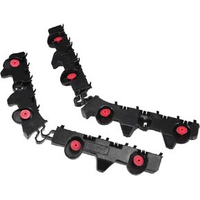 Bumper Support Bracket No.852206CA0A/852216CA0A - Left Right Driver Passenger Side Bumper Bracket - for Nissan Altima 2019-2021 ABS Plastic Black - 1 Pair