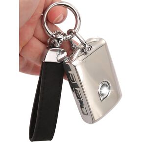 for Volvo Key Fob Cover with Keychain Soft TPU Key Case Anti-dust Key Shell Car Accessories Fit for Polestar 1 T5 T6 V60 V90 XC40 XC60 XC90 S60 S90