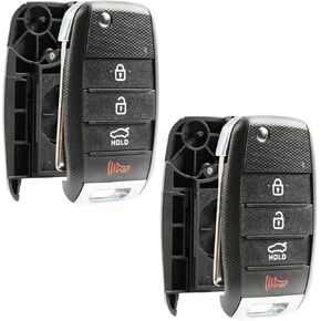 2 Case Shell fits Kia Optima Rio Soul Sorrento Sportage Key Fob Keyless Entry Remote