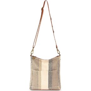 Sakroots Lucia Crossbody, Tobacco Batik World Woven