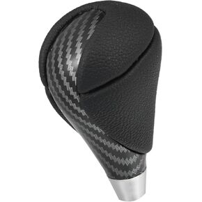 Car Auto Automatic Gear Stick Shift Knob for Lexus ES350 2007-2015 GS450h 2007-2011 for Lexus RX450h Black Faux Leather Carbon Fiber Pattern Replacement Car Parts
