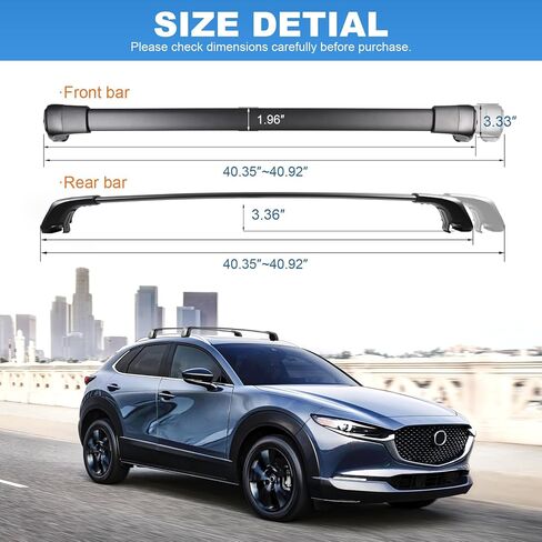 Lockable Roof Rack Cross Bars 220lbs Compatible with Land Rover Defender 90 110 130 2020 2021 2022 2023 2024 2025 (with Side Rails), Heavy Duty Rooftop Aluminum Crossbar Car Carrier Luggage in Saudi Arabia